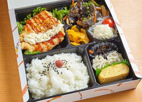 チキン南蛮＆茄子の味噌炒め弁当